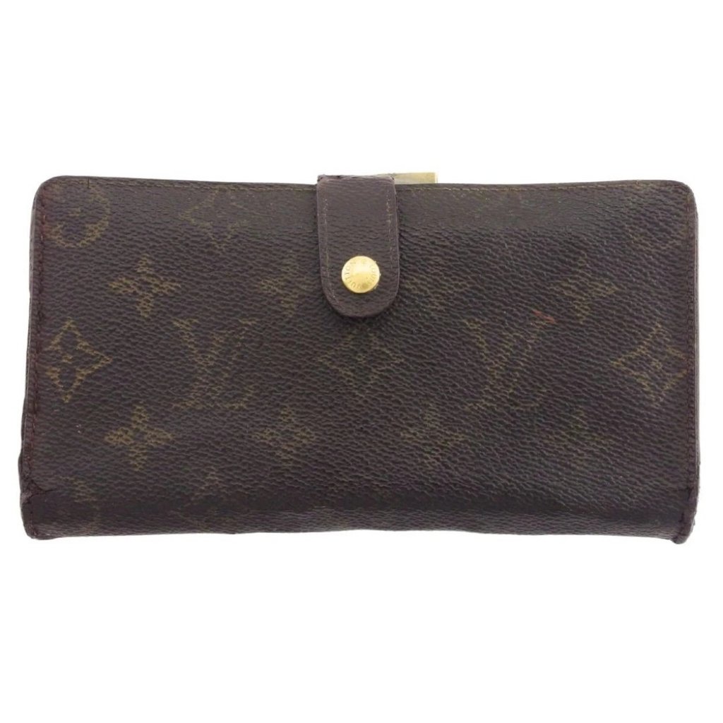 Louis Vuitton Purse Brown Beige Women T61217 Authentic Secondhand